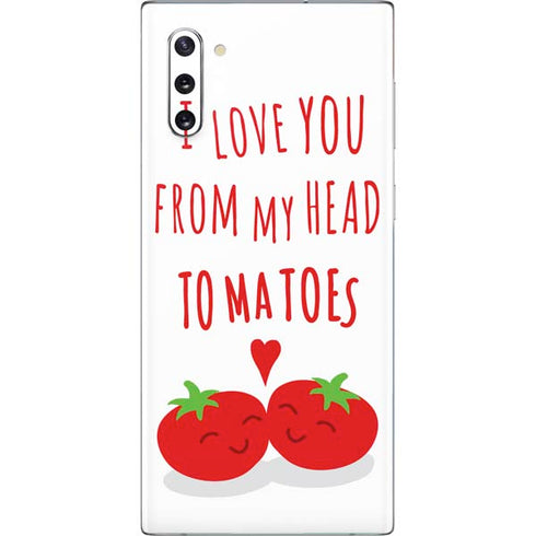 From My Head Tomatoes Galaxy Note 10 Skin